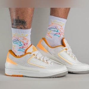 Nike air jordan 2 low in “melon tint”🍈🍊